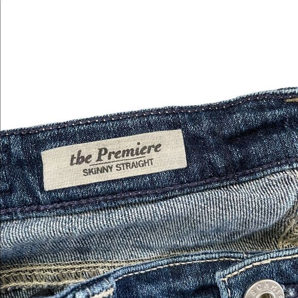 AG Adriana Goldschmied The Premier Skinny Straight Jean Size 28x25 - Picture 3 of 8